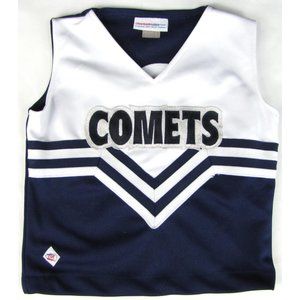 SALE!  Cheerleader COMETS Blue White Tank Top